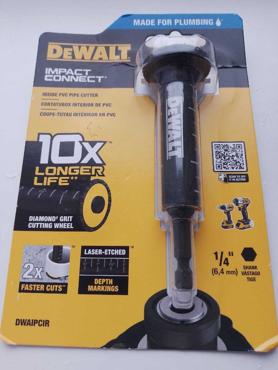 Насадка для різання труб DeWALT DT20563 (диск діаметром 34 мм)