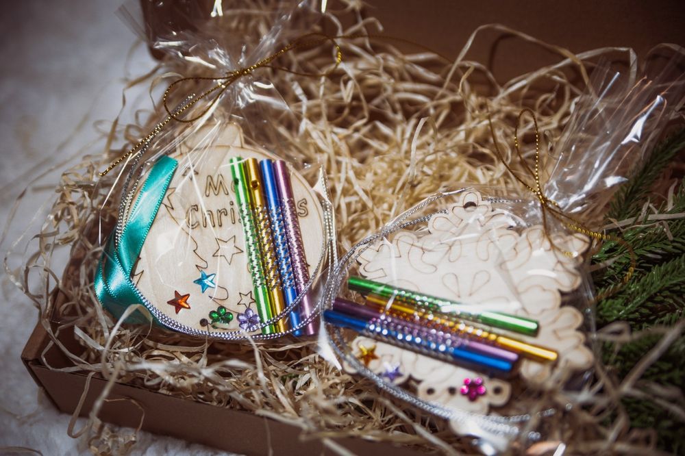 Zestaw diy dla dzieci mikołajki prezent paczki