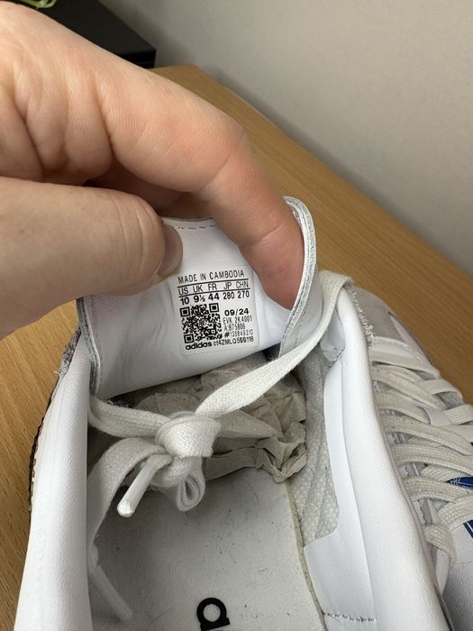 Кросівки Adidas Samba Og White оригінал (B75806) 44