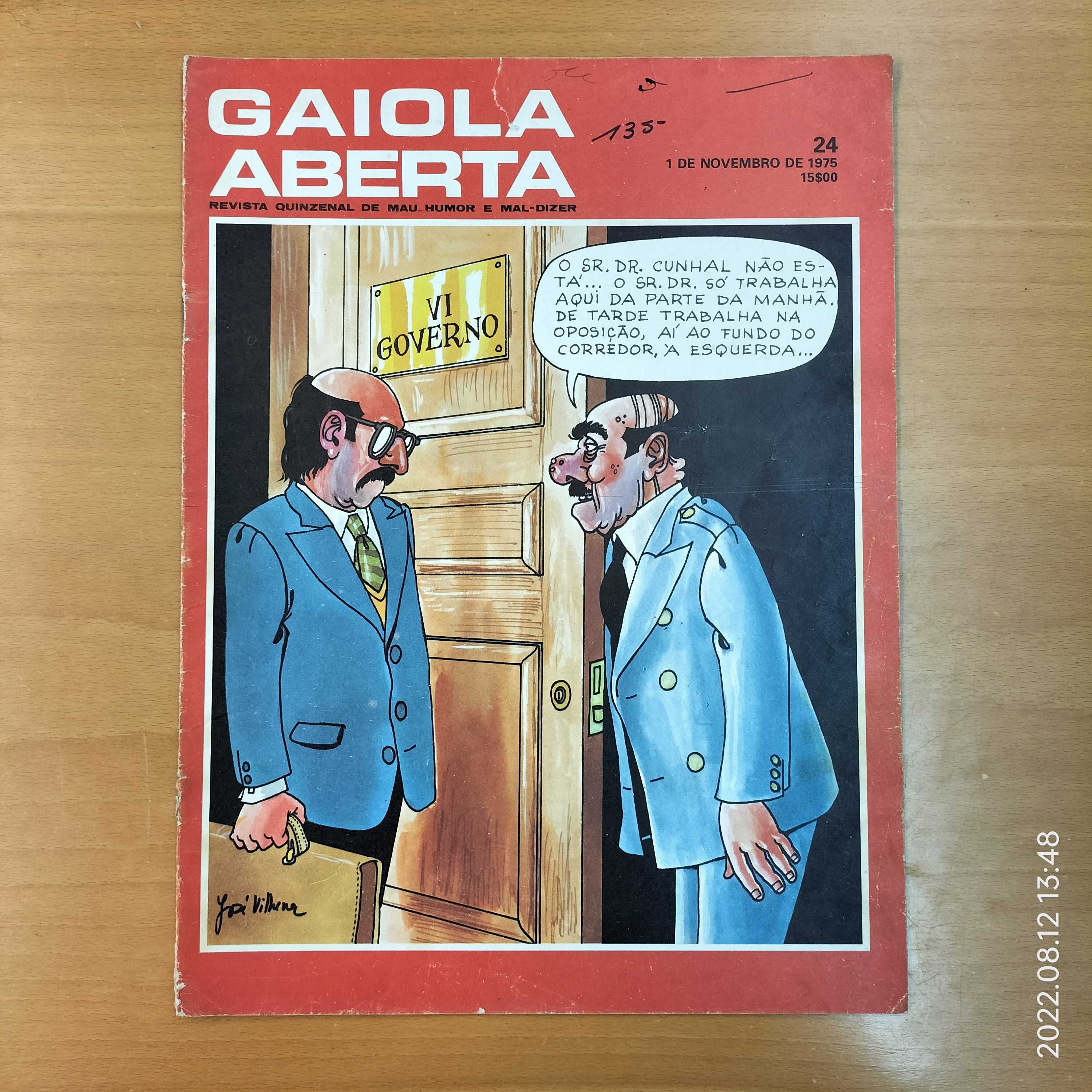 Revistas "Gaiola Aberta"  e Revistas "Fala Barato" de José Vilhena