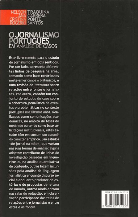 O Jornalismo Português Em Análise de Casos