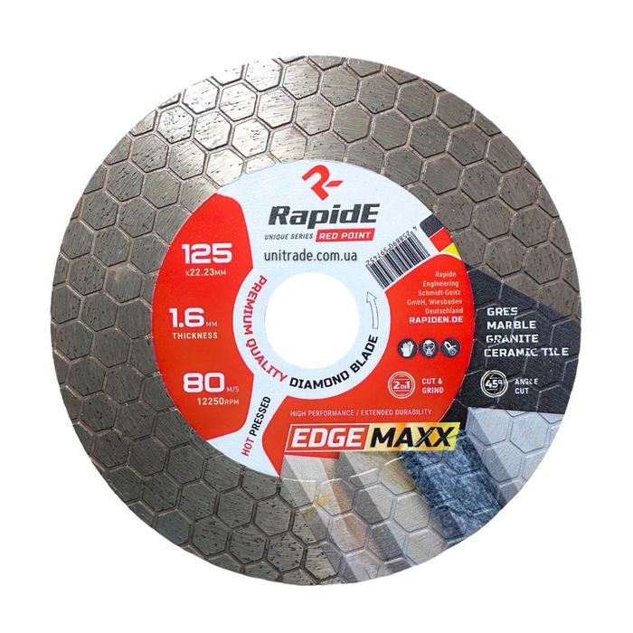 Диски алмазні для запилу кута плитки під 45 BIHUI DISTAR SENDІ RAPID