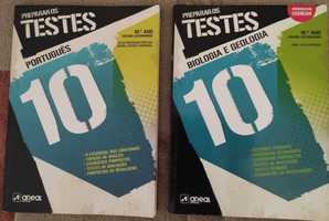 Livros 10° ano preparação para os testes
