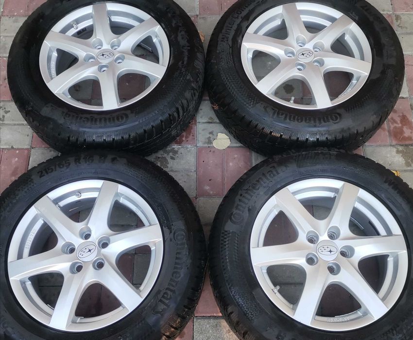 Felgi 16'' opony zima Subaru Crosstrek Forester 5x100 jak Nowe