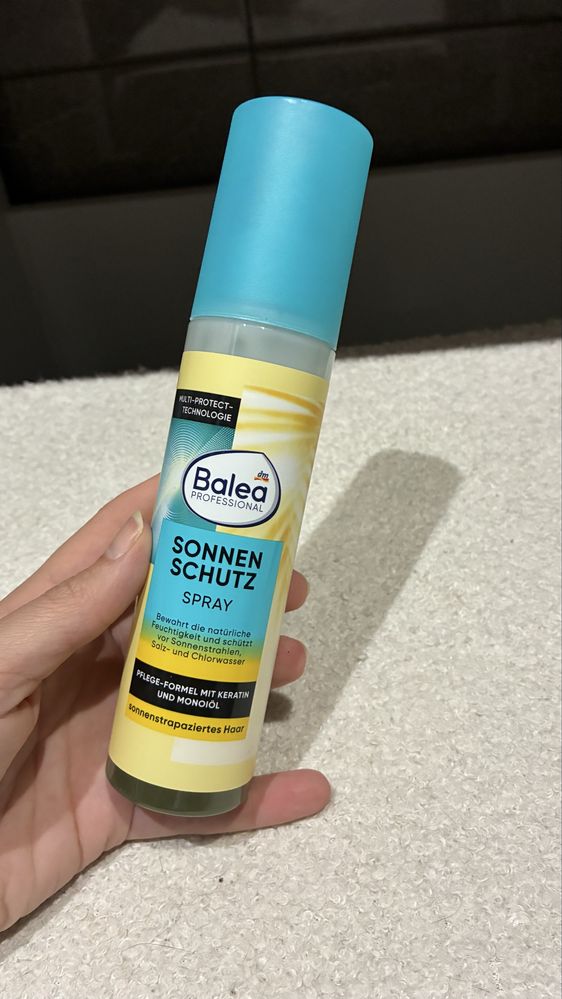 Balea spray chroniacy wlosy przed sloncem przeciwsloneczny nowy