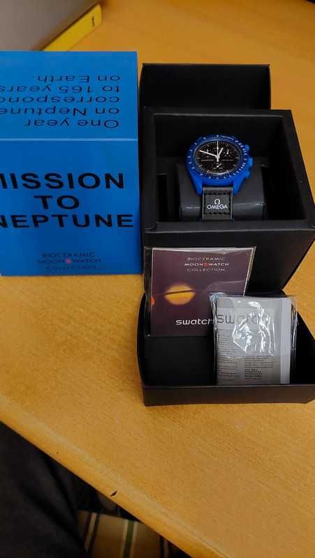 Omega x Swatch Neptune SO33N100 - Limited Edition Celestial Series
