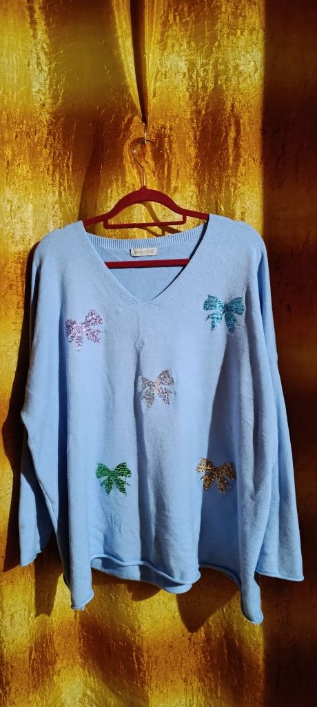 Sweter baby blue