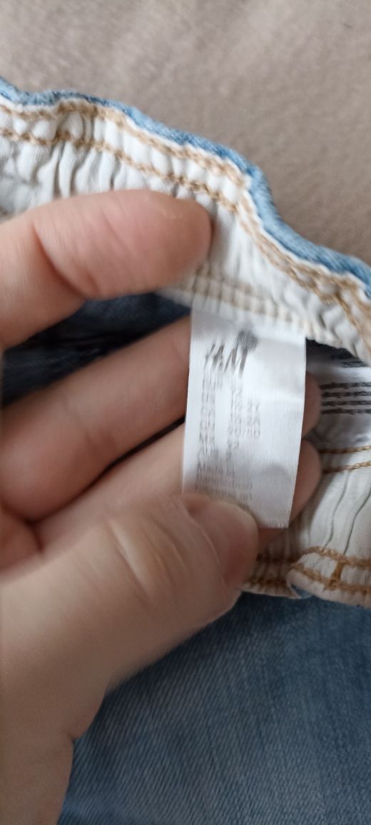 Jeansy haremki 92 h&m