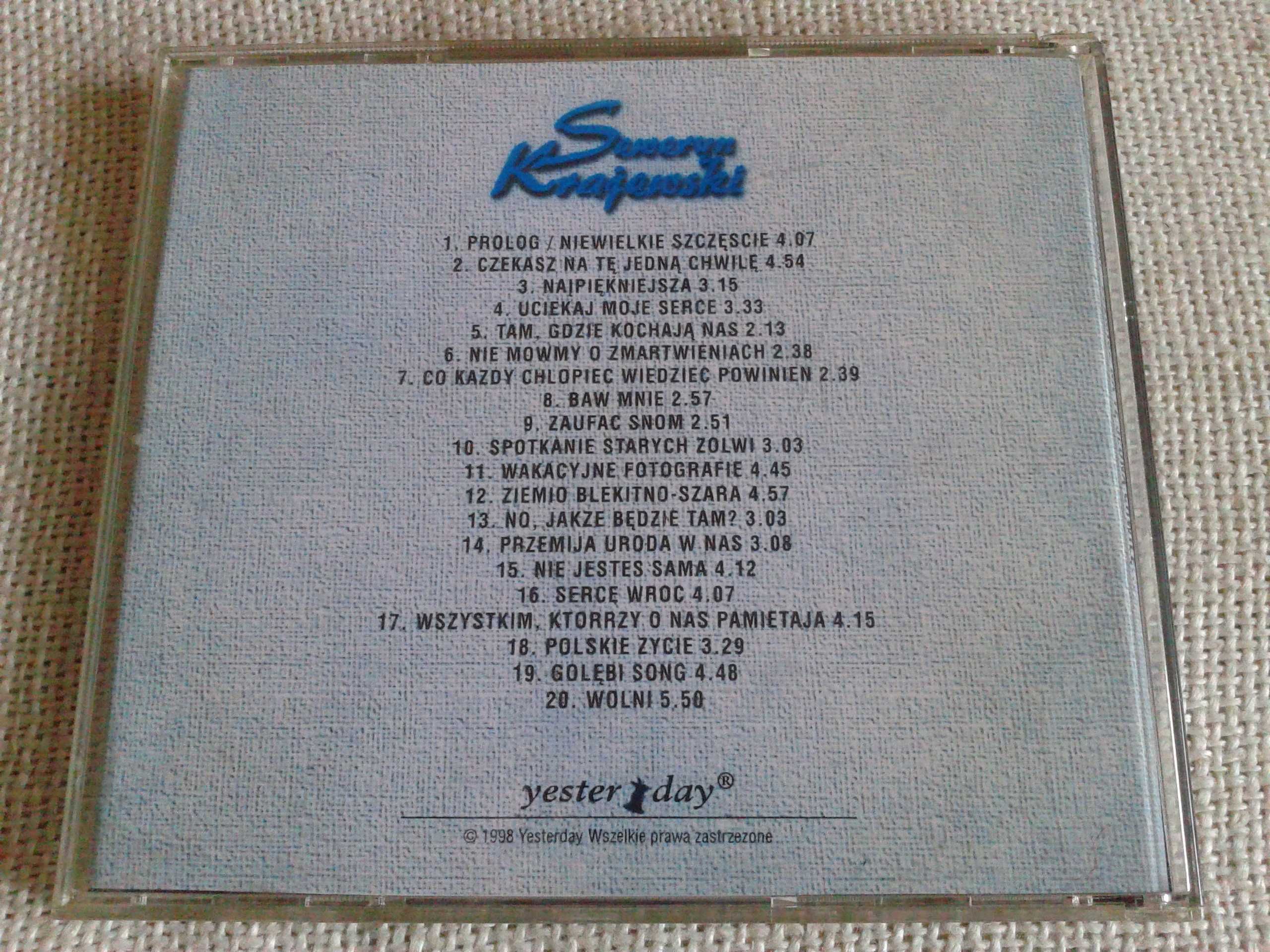Seweryn Krajewski - Czekasz na tę jedną chwilę.. CD