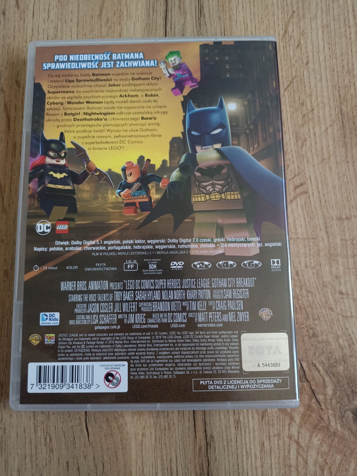 Liga Sprawiedliwości: Na ratunek Gotham - DVD PL.