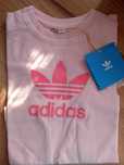 Koszulka dziecięca Adidas różowa rozmiar 80.