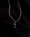 Подвеска крест chrome hearts стерлинговое серебро