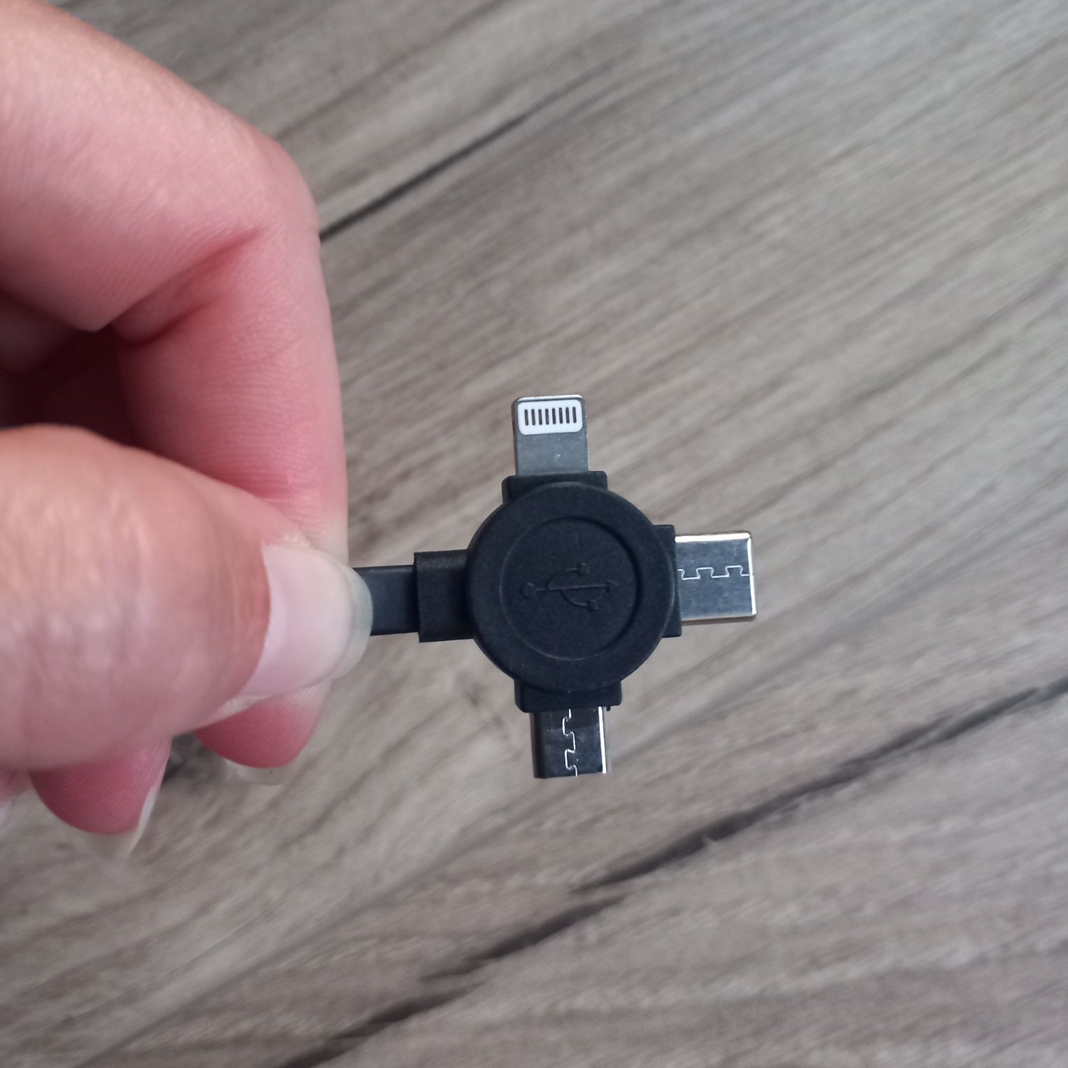 Wysuwany kabel USB 3w1