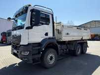 MAN TGS 33.510 6x4 EURO6 WYWROTKA TRÓJSTRONNA Z BORDMATIKIEM  | TOP Stan | MEILLER | 1 wł | Z Niemiec |