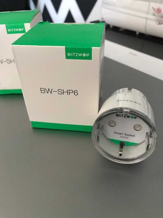 NOVA - Tomada Inteligente - BlitzWolf - BW-SHP6 Pro 15A 3450W - SELADA