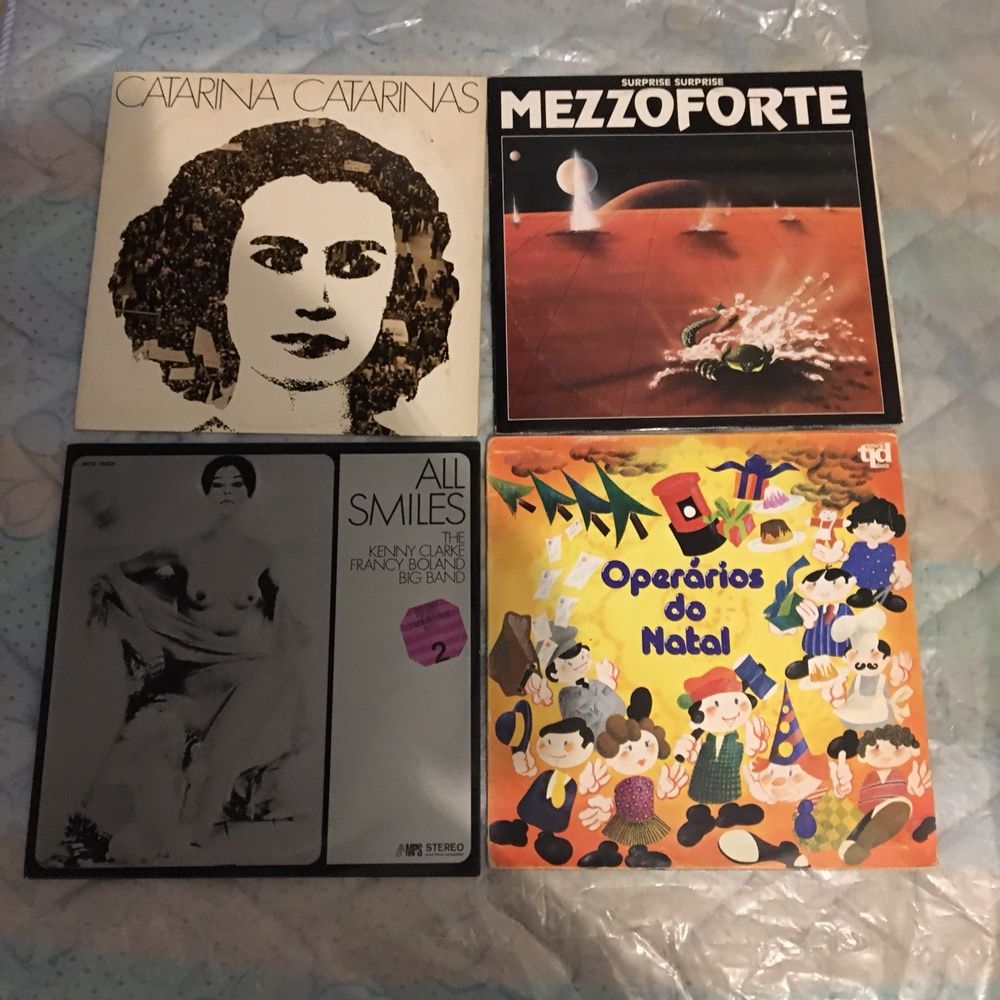 Discos de vinil raros.