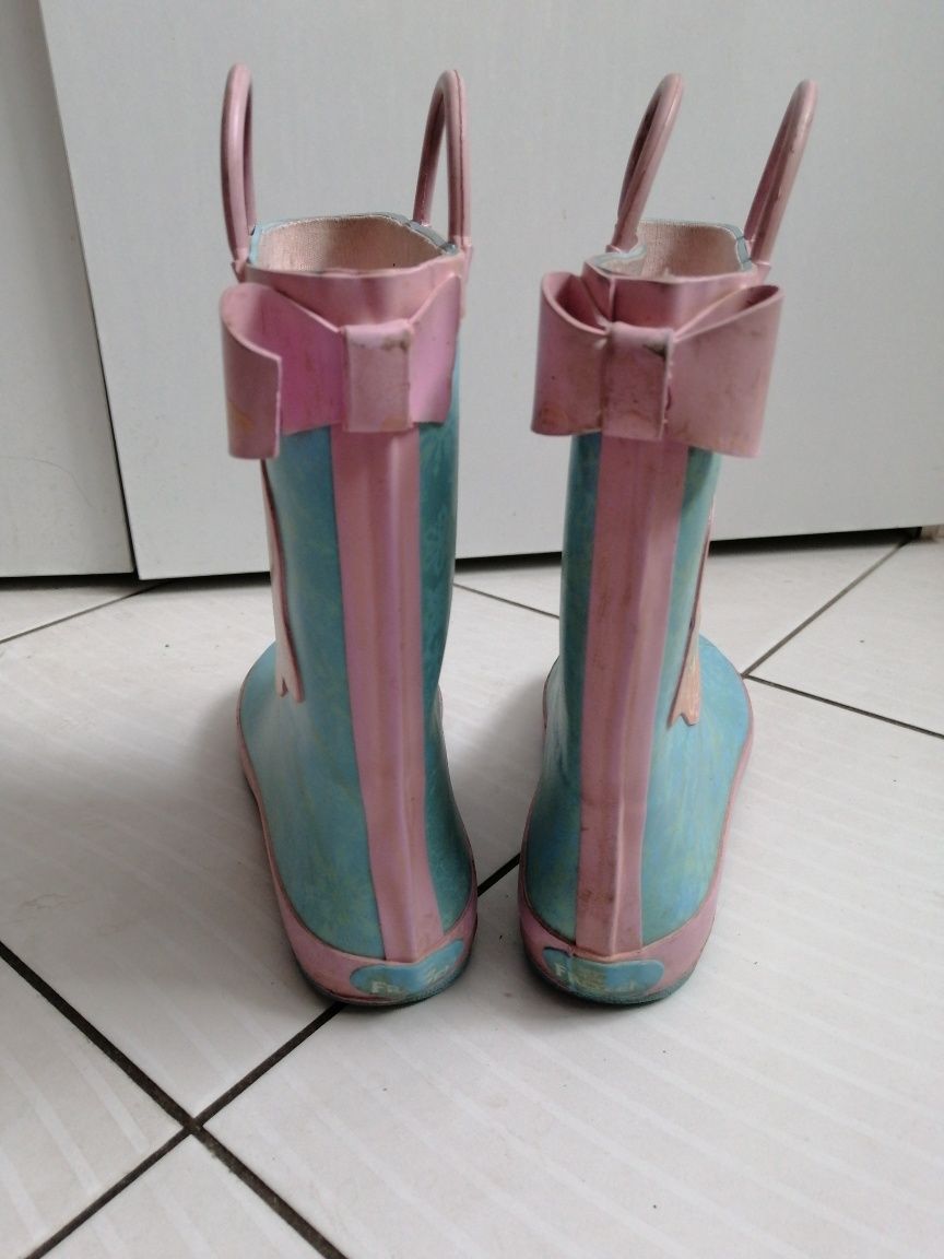 Buty gumowce kalosze dziewczęce rozmiar 35 Frozen Anna Elsa