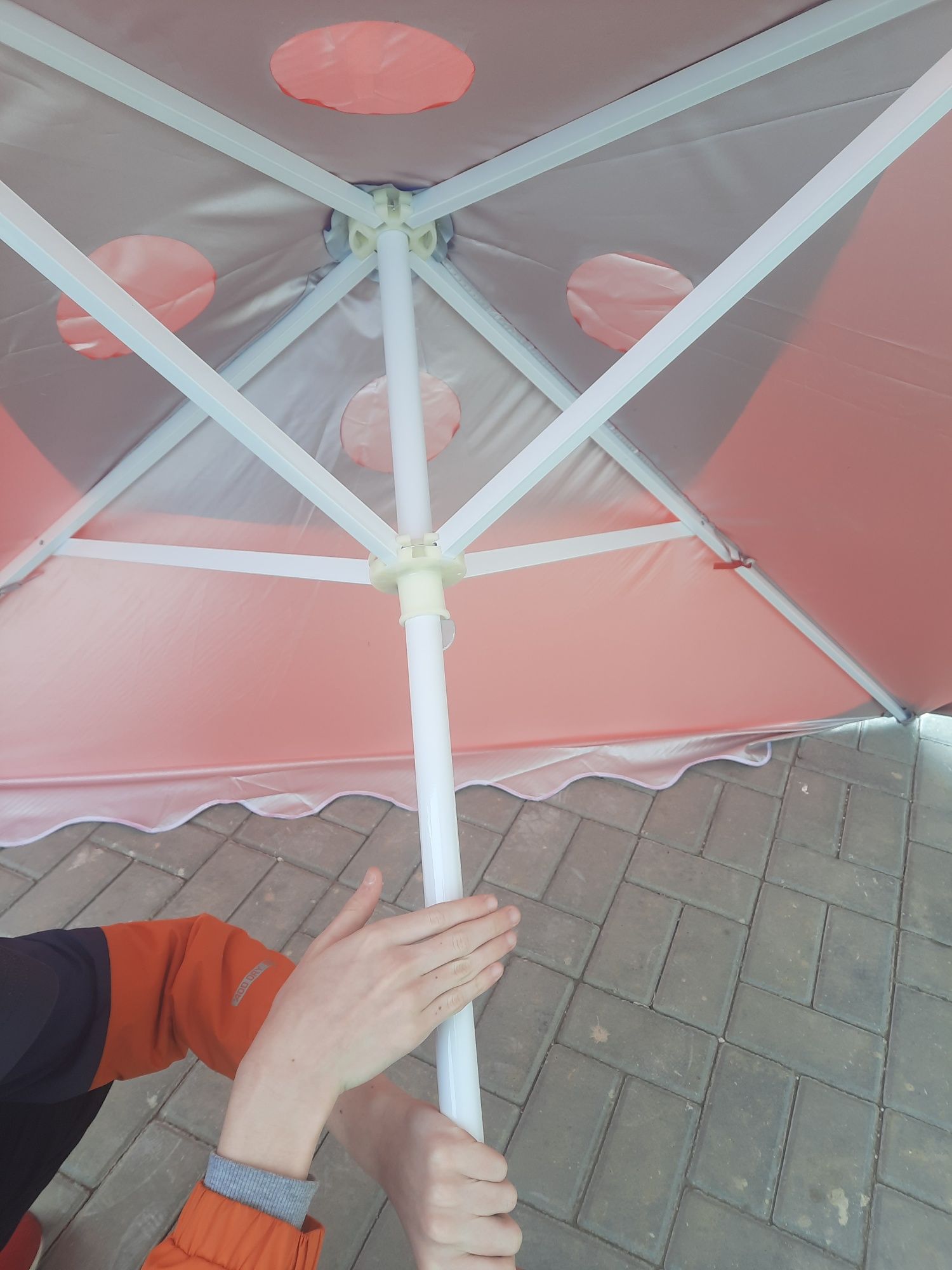 Розмір 4×3м, торговый зонт,  торгова парасоля,  Садовый зонт
