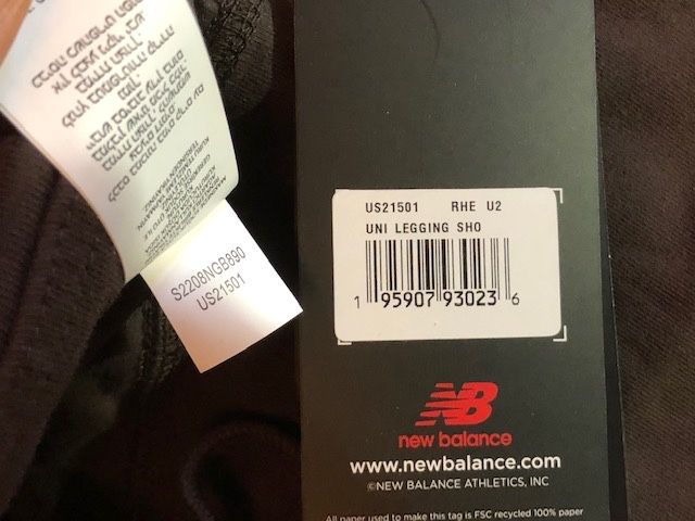 Calções new balance novos , S