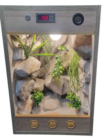 Terrarium  dla gekona  orzęsionego na zamówienie 40x40x60
