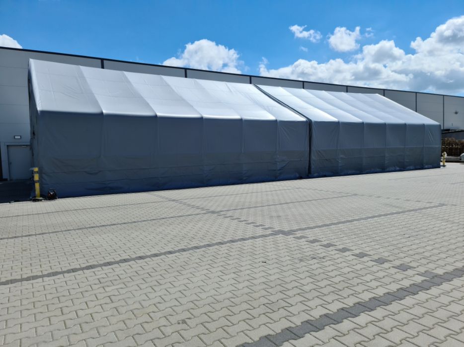 Promocja! Hala namiotowa OGRZEWANA 6x12 Całoroczna Namiot halowy MTB