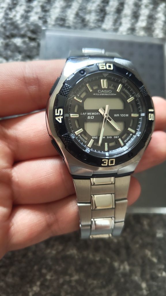 Zegarek CASIO 4396 AQ -164W illuminator