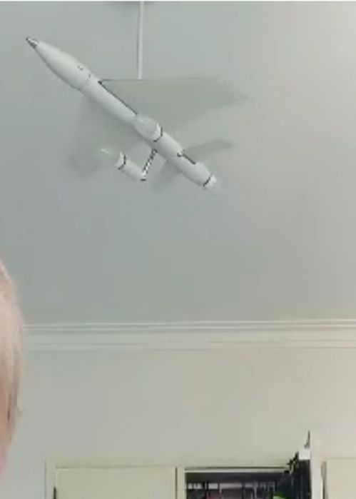 Candeeiro de teto avião para criança