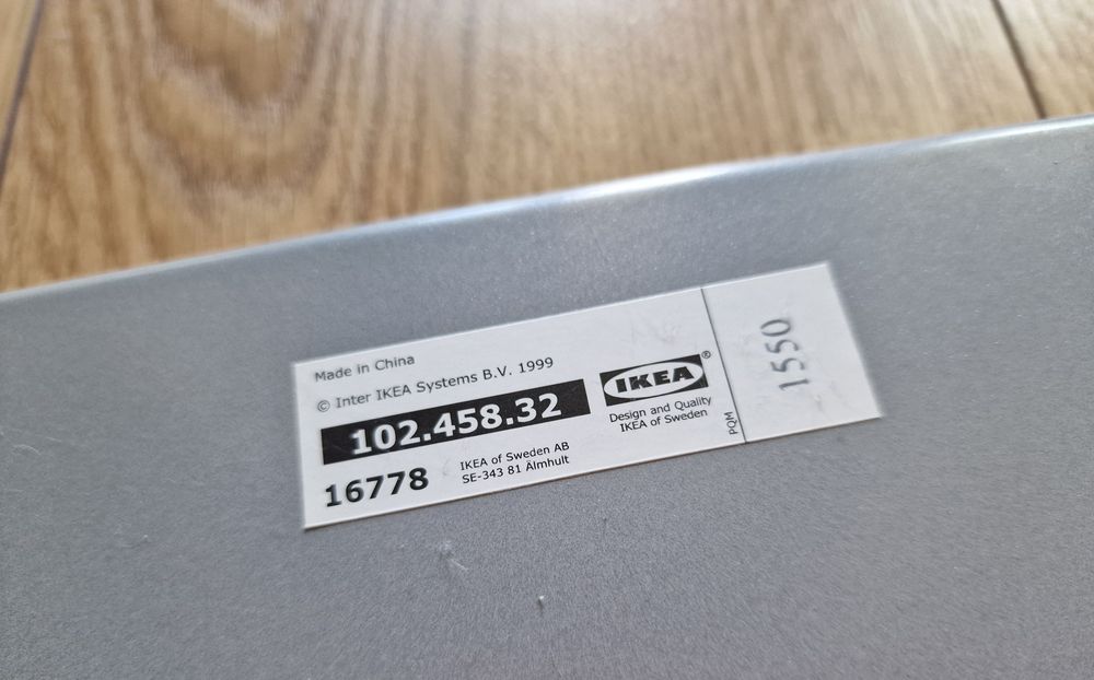 Ikea Gudmar wózek pod komputer, doniczki