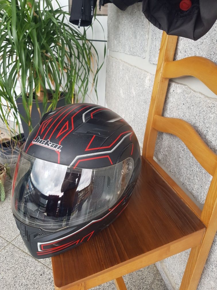 2 Casacos e Capacete Moto