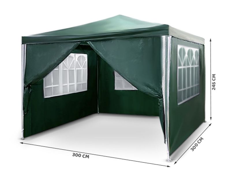 Pawilon namiot ogrodowy handlowy 3x3 m wodoodporny