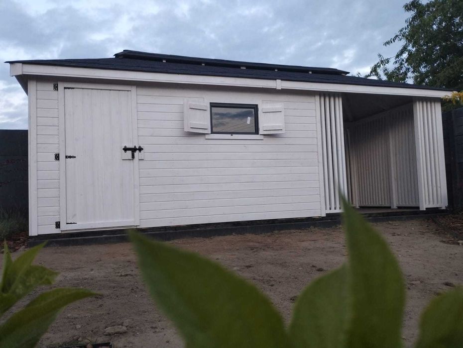 Domek Ogrodowy 2w1 „Idealny na Działkę ROD” 6 x 3 altanka