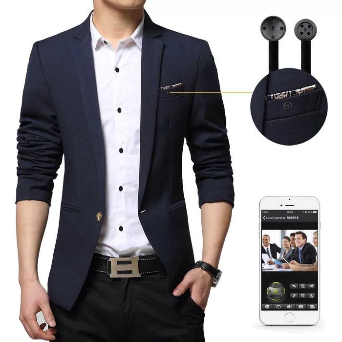 Mini kamera szpiegowska IP HD Wifi ukryta detekcja