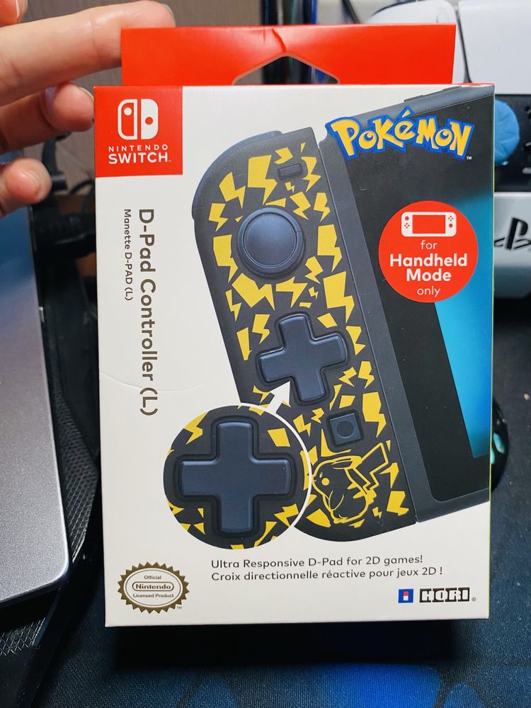 Контроллер D-PAD Pikachu (L) для Nintendo Switch (Hori NSW-120E)