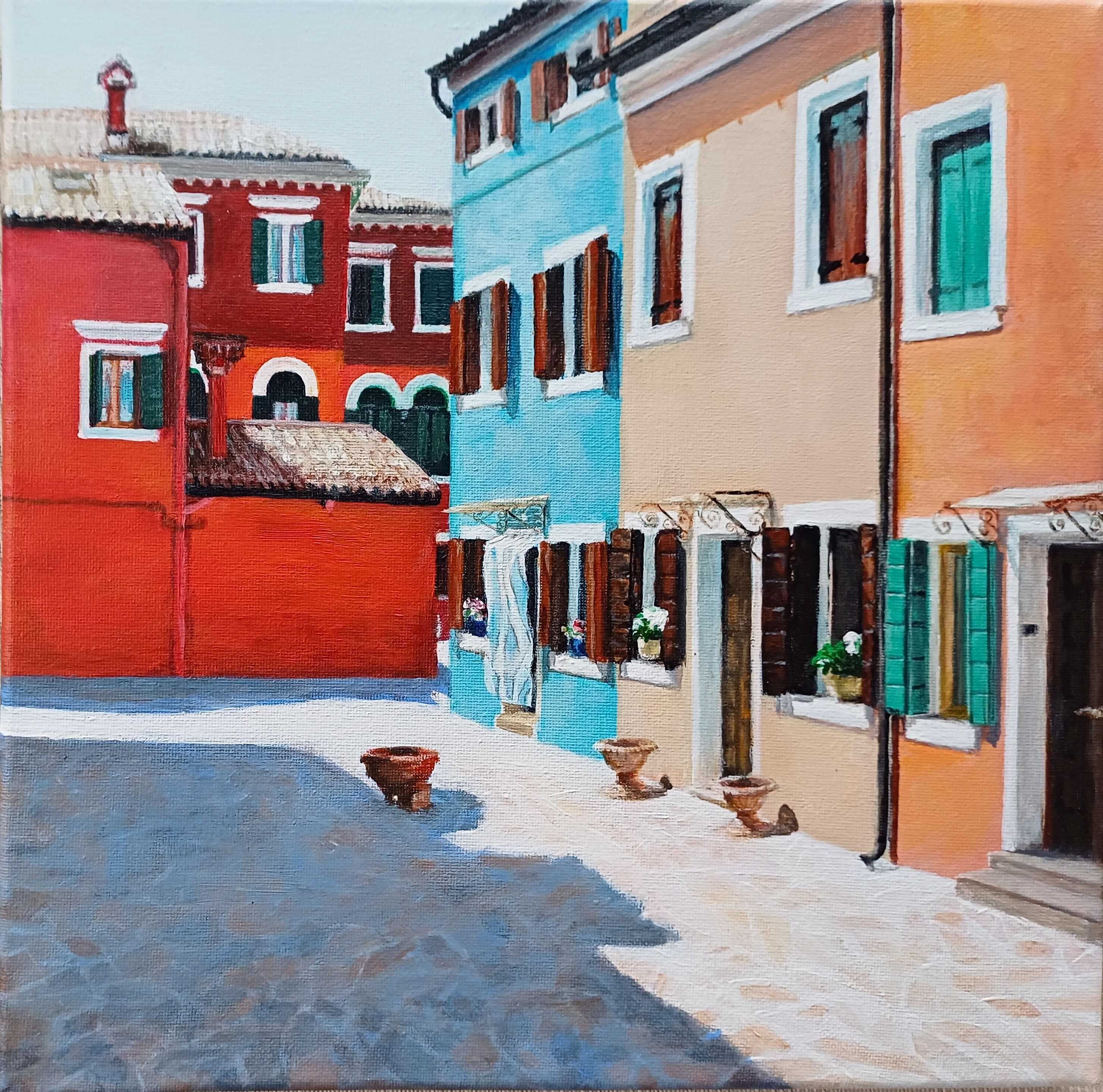 Obraz akrylowy - wyspa Burano, Wenecja