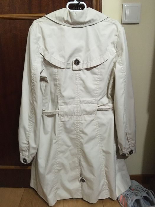 Gabardina bege senhora