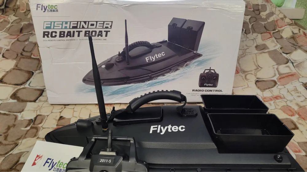 Flytec 2011-5 карповый кораблик для рыбалки и прикорма катер с пультом