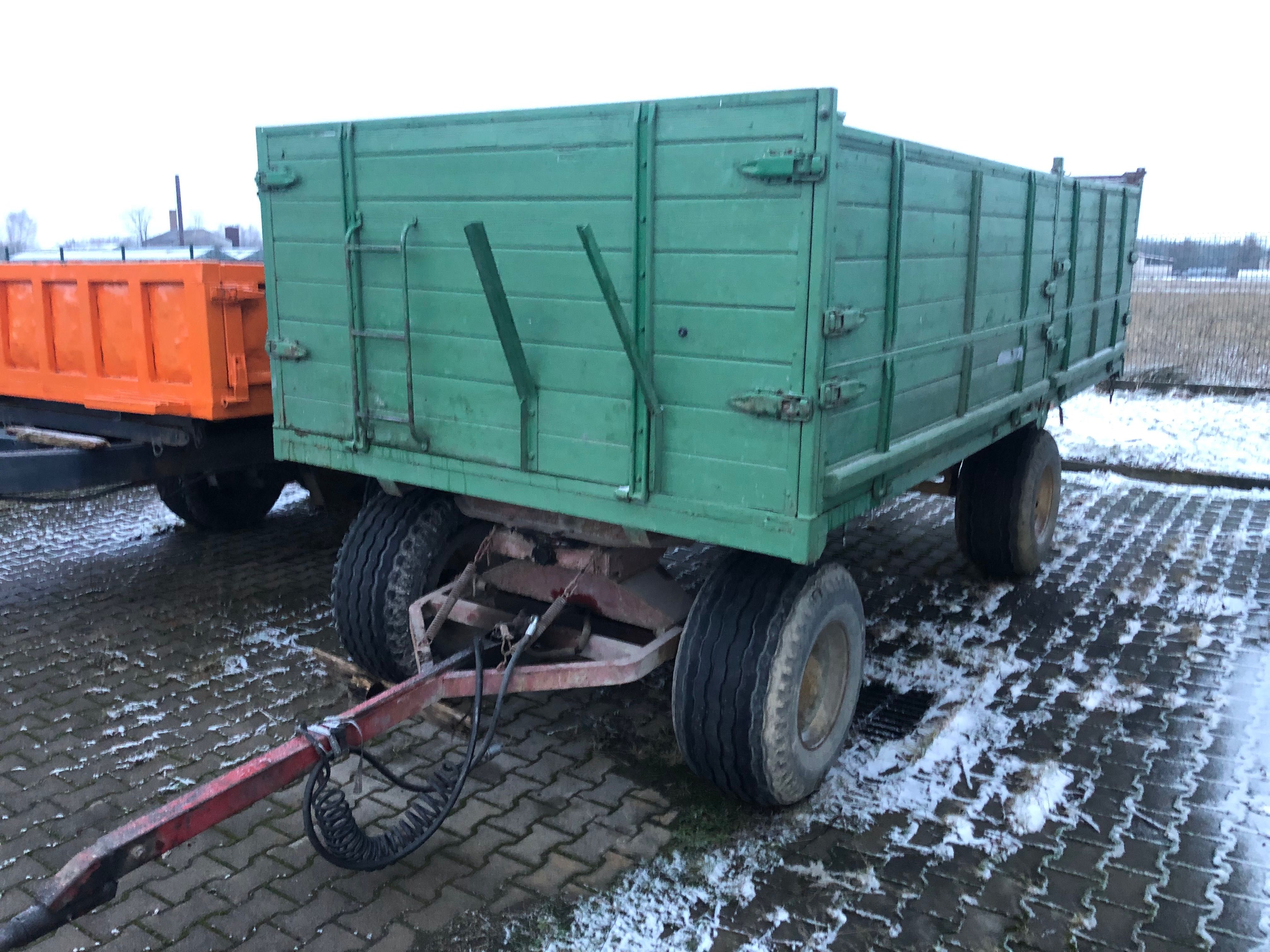 Przyczepa 7/8 ton zbożowa ZAREJESTROWANA
