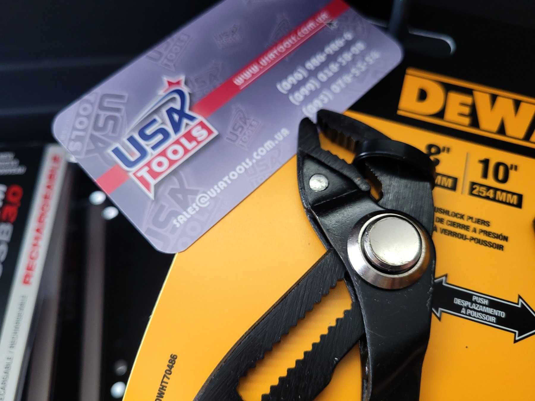 Набір плоскогубців-кліщів 47 + 60 мм Push-lock DeWALT DWHT70486