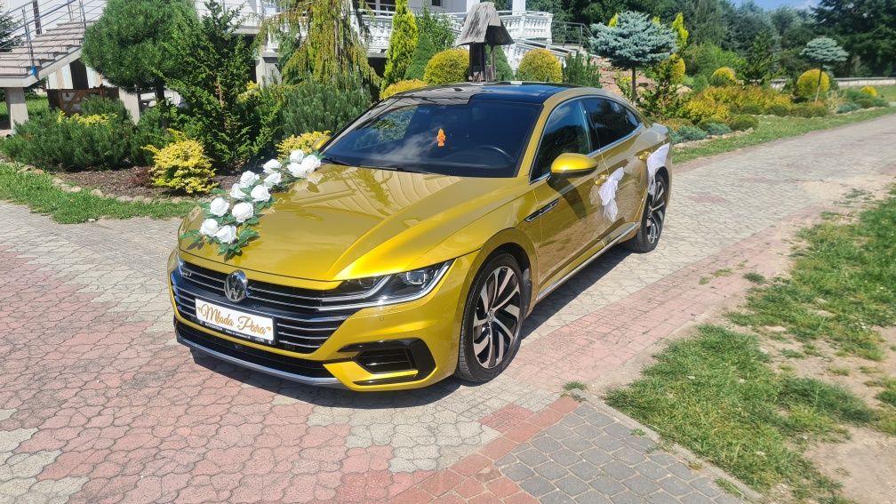 Auto do ślubu Volkswagen Arteon R-line Złoty !!!