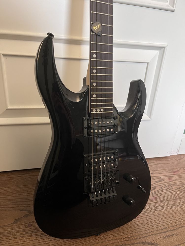 Gitara elektryczna Harley Benton wzmacniacz efekty akcesoria mikrofony