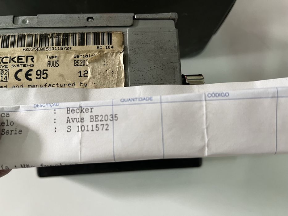 Radio Becker Avus vom caixa cds