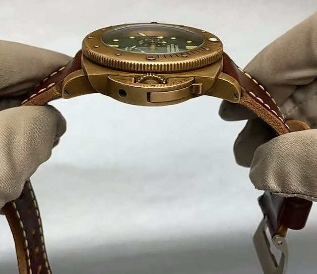 Механічний годинник автопідзавод Luminor Submersible Panerai bronze