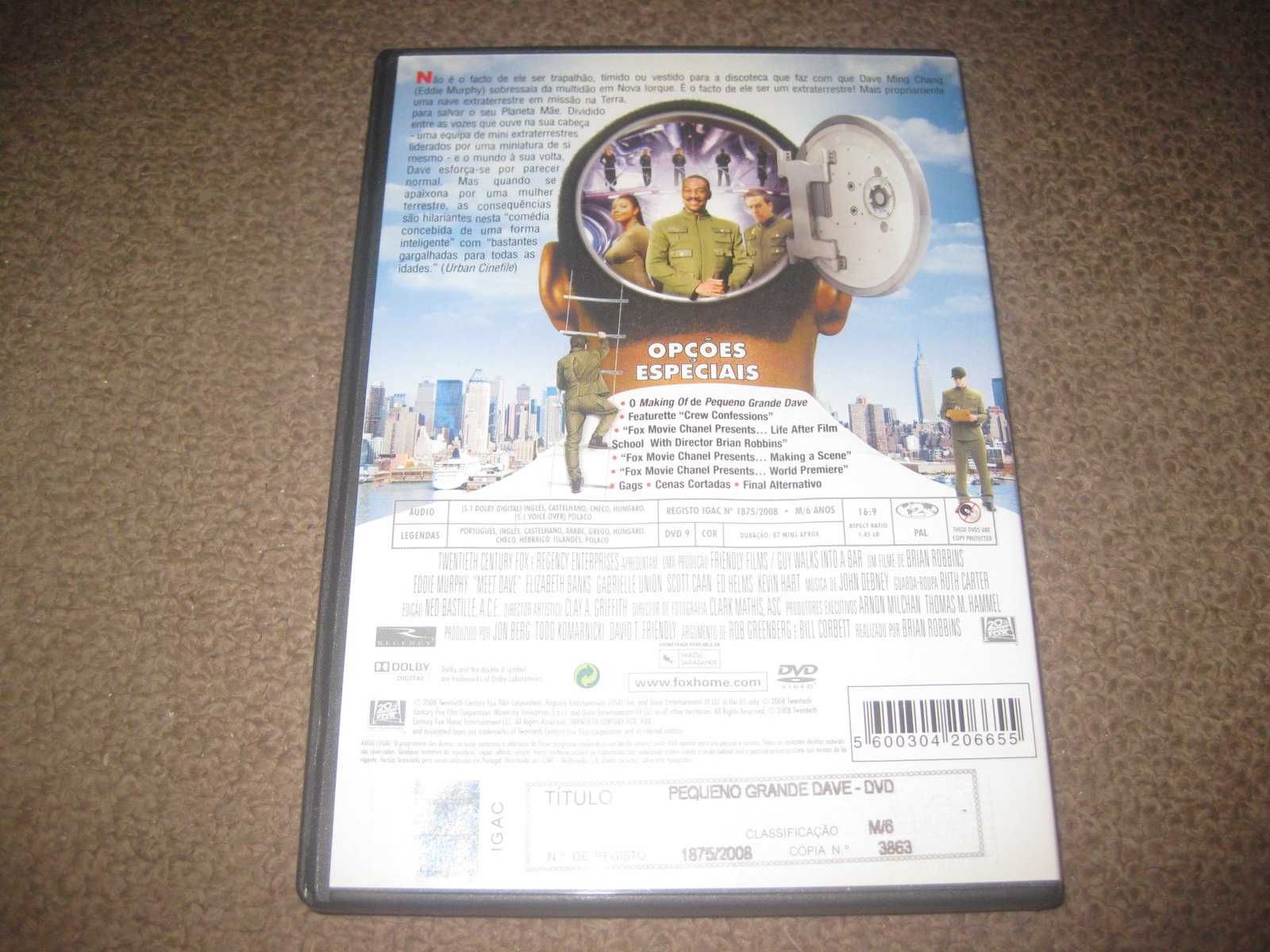 DVD "Pequeno Grande Dave" com Eddie Murphy