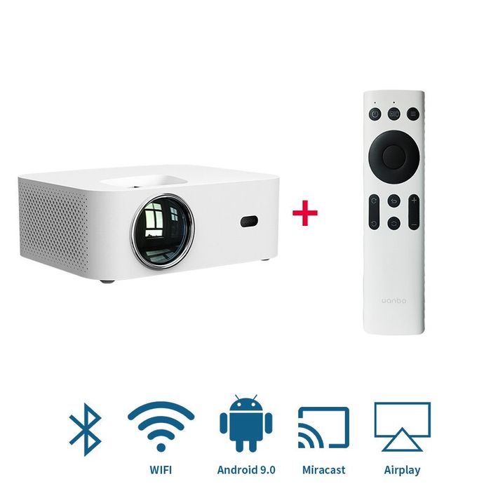 Проектор Xiaomi Wambo X1 з підключенням до телефону та wi-fi