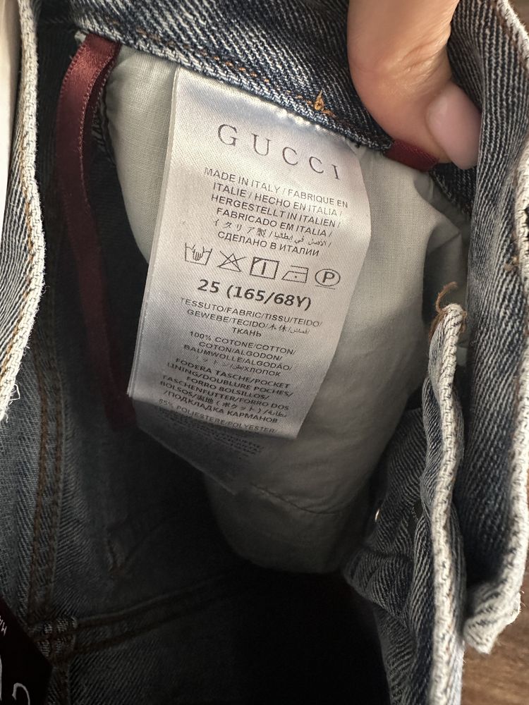 Gucci джинсы. Очень стильные