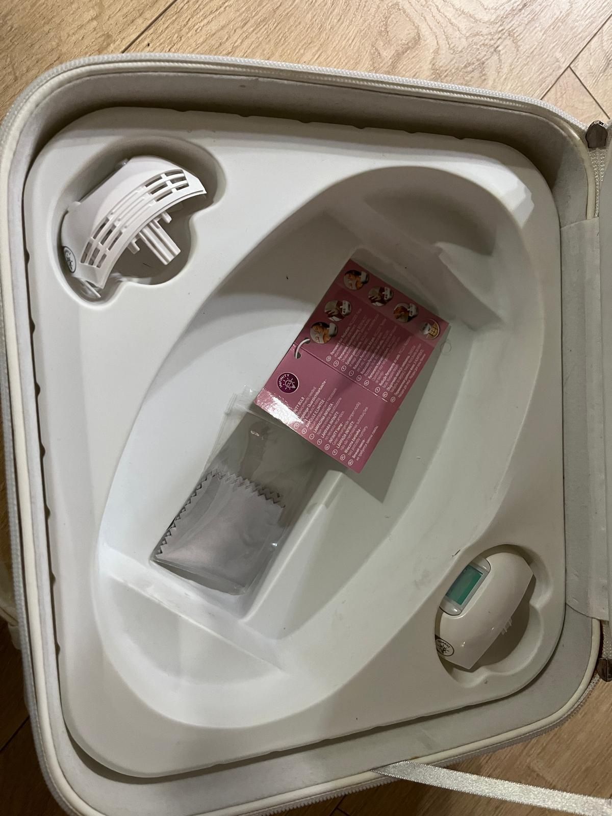 Depilator laserowy Remington IPL 6750 I-Light nowy zestaw nakladki