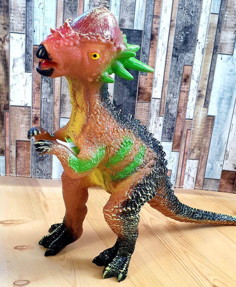 Super duży Dinozaur gumowy z dźwiękiem