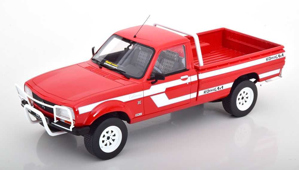 Model 1:18 Otto Peugeot 504 4x4 Pick-Up Dangel 1993 red OT436