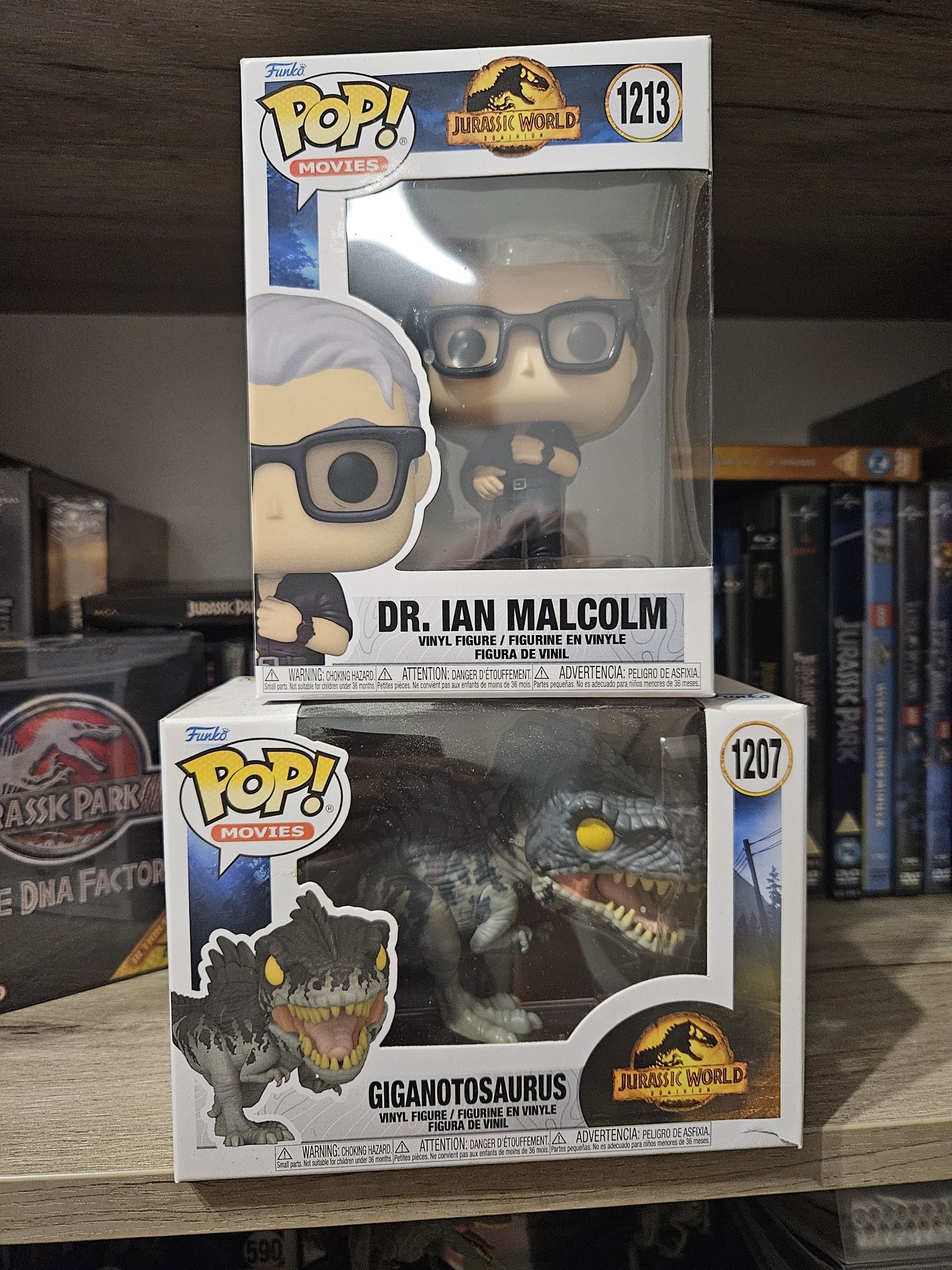 Jurassic World - Funko POP! - Ian Malcolm i Giganotosaurus