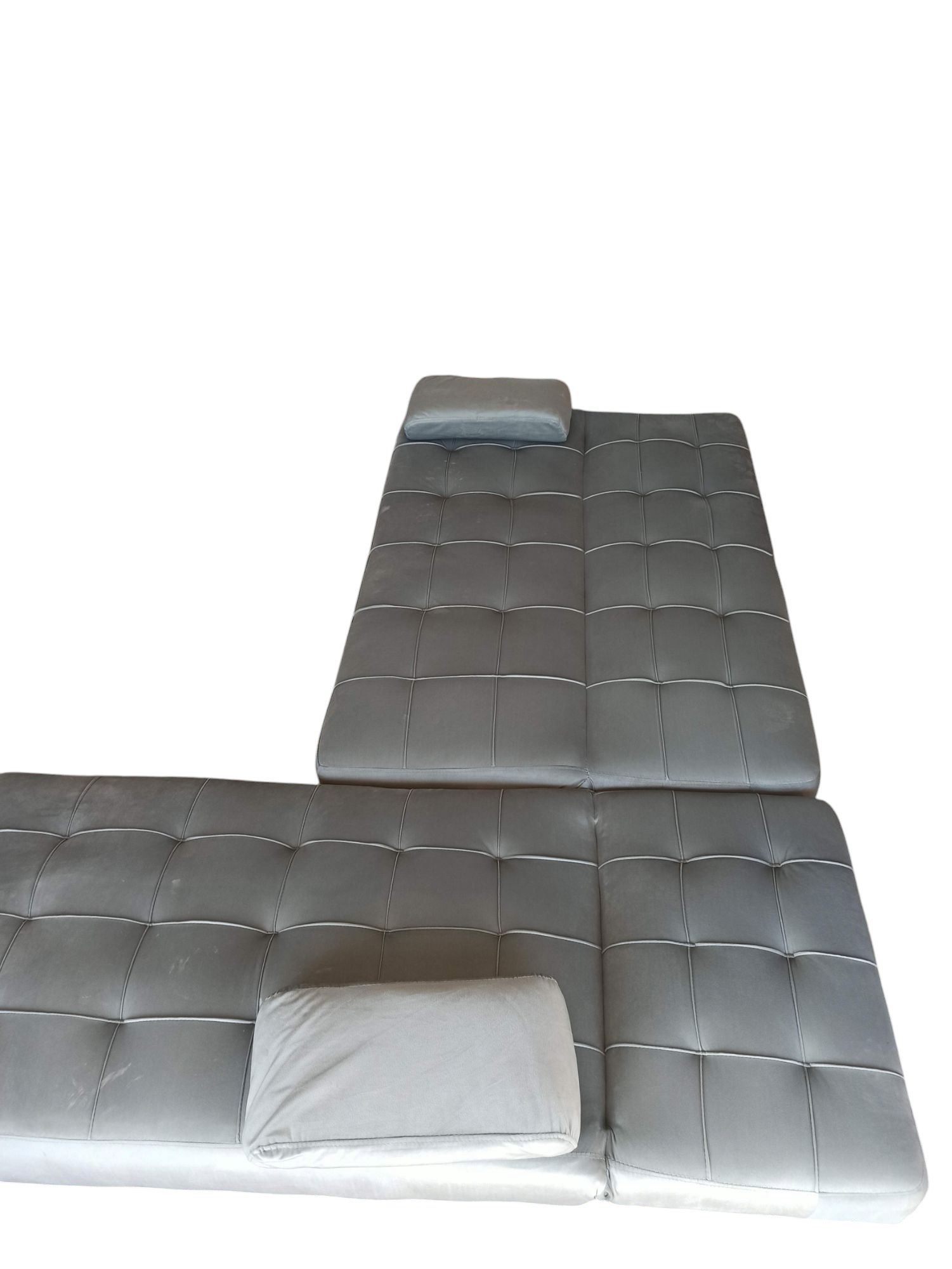 Sofá cama 3 lugares 198x146 em veludo